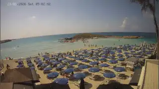 Miniatura 23 maja 2026 07:00 Ayia Napa Cypr - Nissi Beach plaża
