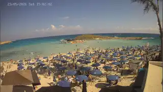 Miniatura 23 maja 2026 13:00 Ayia Napa Cypr - Nissi Beach plaża