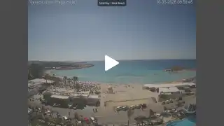 Miniatura 30 maja 2026 07:00 Ayia Napa Cypr - Nissi Beach Panorama