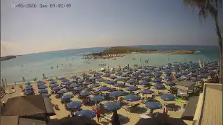 Miniatura 31 maja 2026 07:00 Ayia Napa Cypr - Nissi Beach plaża