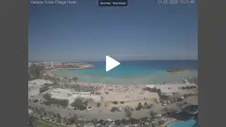 Miniatura 31 maja 2026 13:00 Ayia Napa Cypr - Nissi Beach Panorama