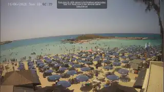Miniatura 14 czerwca 2026 08:00 Ayia Napa Cypr - Nissi Beach plaża