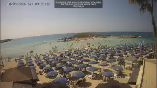 Miniatura 20 czerwca 2026 07:00 Ayia Napa Cypr - Nissi Beach plaża