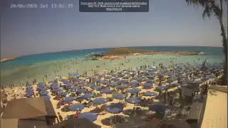 Miniatura 20 czerwca 2026 11:00 Ayia Napa Cypr - Nissi Beach plaża