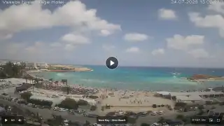 Miniatura 24 lipca 2026 12:00 Ayia Napa Cypr - Nissi Beach Panorama