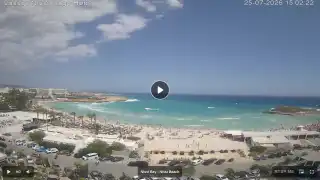 Miniatura 25 lipca 2026 12:00 Ayia Napa Cypr - Nissi Beach Panorama