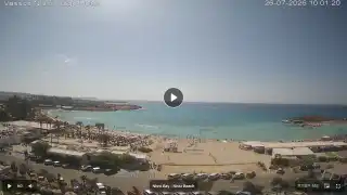 Miniatura 26 lipca 2026 07:00 Ayia Napa Cypr - Nissi Beach Panorama