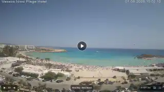 Miniatura 1 sierpnia 2026 12:00 Ayia Napa Cypr - Nissi Beach Panorama